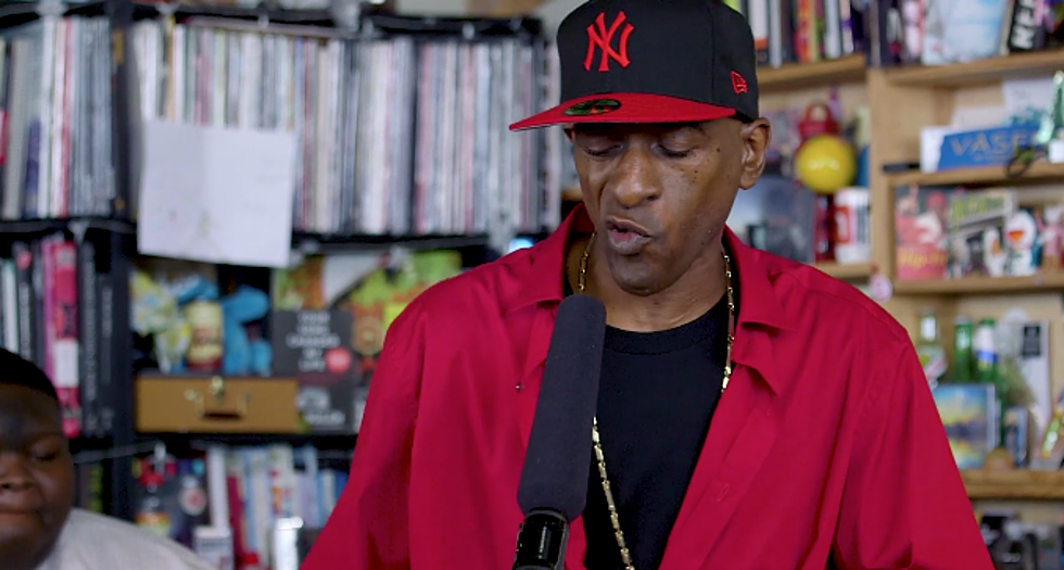 Rakim plays new song in Tiny Desk Concert; KRS-One playing SOB&#8217;s