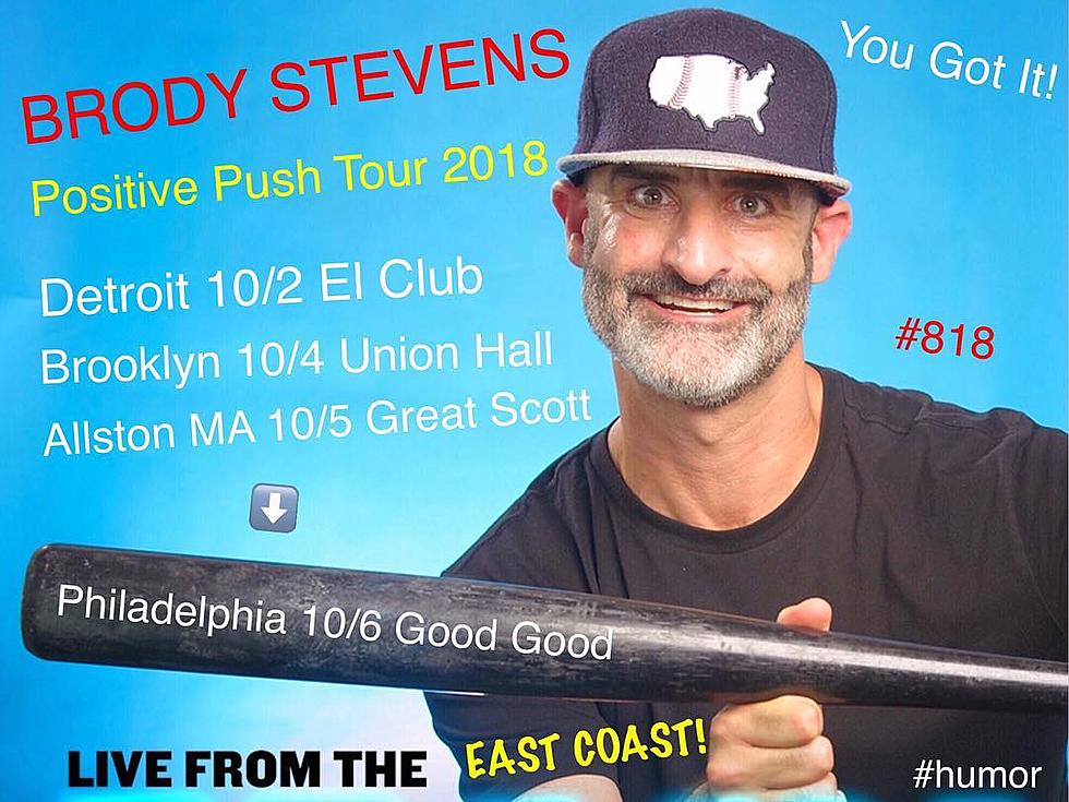 comedian Brody Stevens doing East Coast shows in October