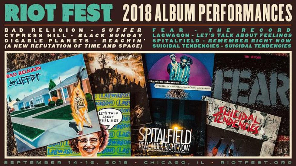 Bad Religion, Digable Planets, Suicidal Tendencies, Fear &#038; more playing full LPs at Riot Fest