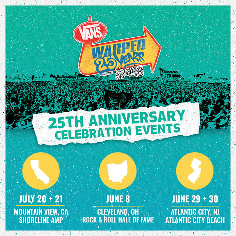 Warped Tour 25th anniversary festival locations announced