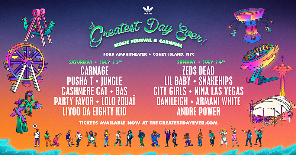 Greatest Day Ever moving to Coney Island; 2019 lineup announced (presale)