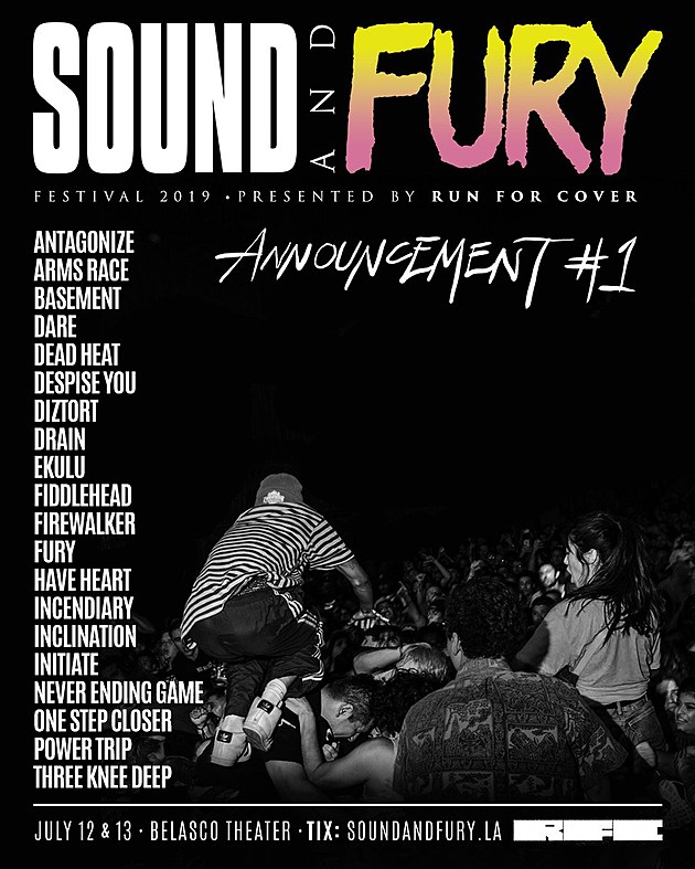 Sound &#038; Fury 2019 lineup (Have Heart, Power Trip, Fury, Basement, more)