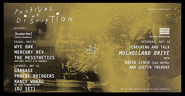 David Lynch&#8217;s Festival of Disruption 2019 concerts cancelled