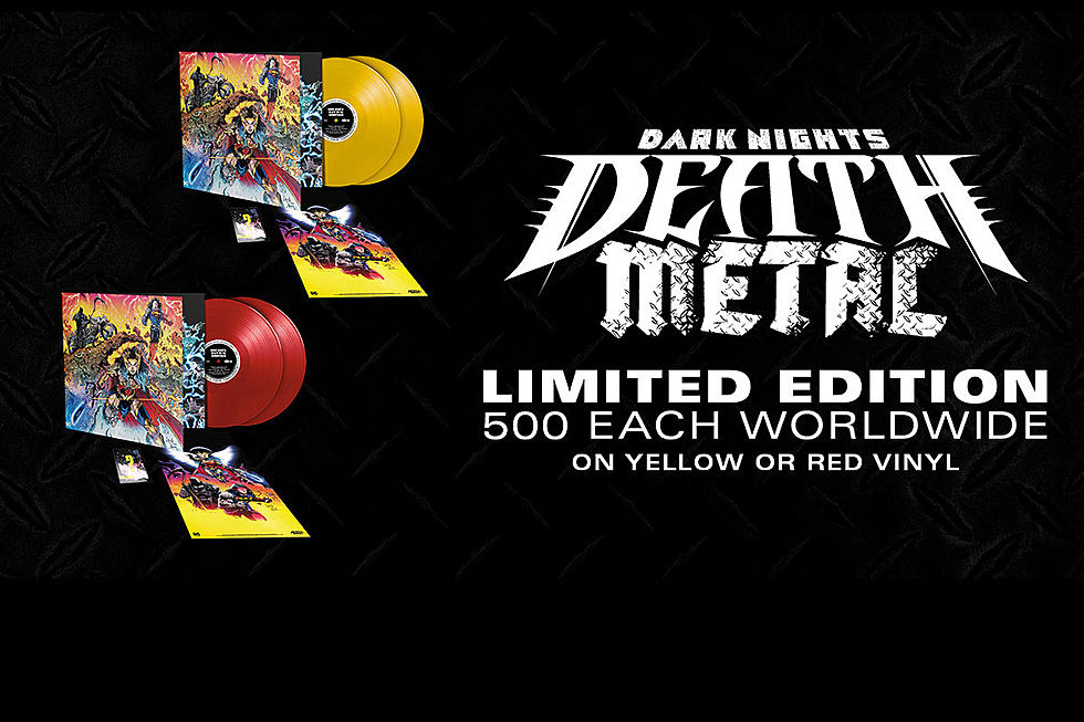 Exclusive: Dark Nights: Death Metal soundtrack on limited red &#038; yellow vinyl (IDLES, Soccer Mommy, Denzel Curry, Manchester Orchestra, more)