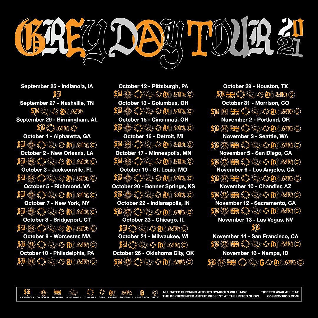 Grey Day tour 2021