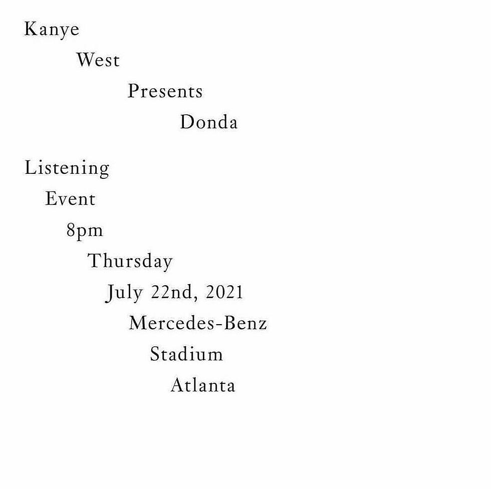 Kanye West holding listening event for new album &#8216;Donda&#8217;