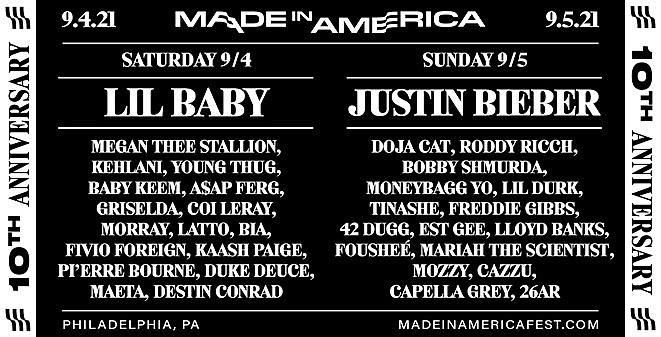 Here are the set times for Made In America 2015 - The Key