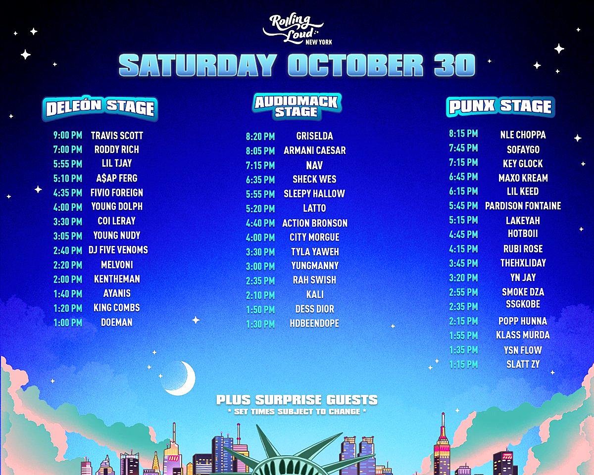 Rolling Loud NYC 2021: Set Times & Livestream