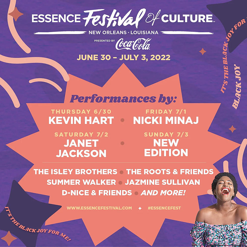 Essence Festival 2022 initial lineup (Janet Jackson, Nicki Minaj, Jazmine Sullivan, more)