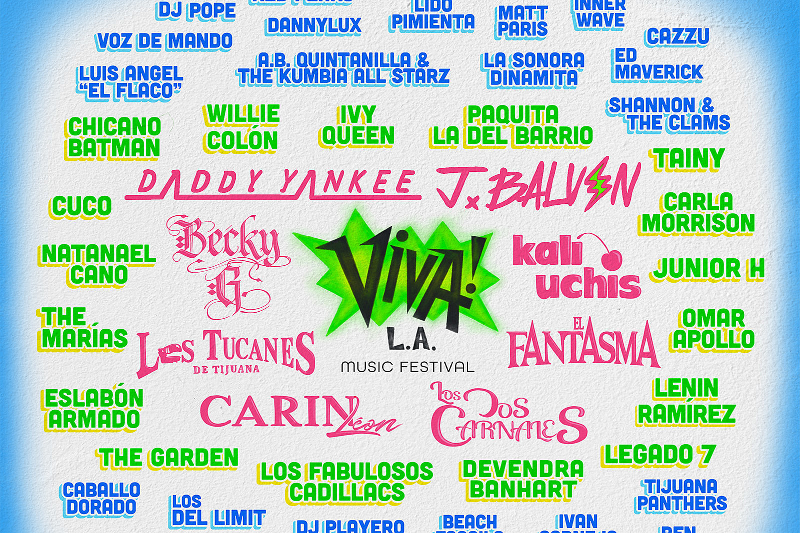 Daddy Yankee, J Balvin, Kali Uchis & more playing new Goldenvoice fest  Viva! L.A. Music Festival