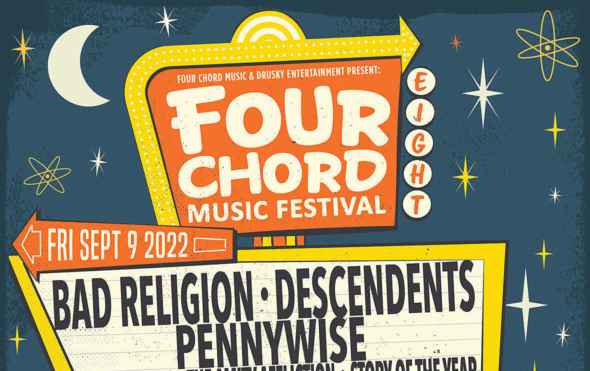 Four Chord Fest 2022 lineup: Bad Religion, Descendents, Jimmy Eat World &  more
