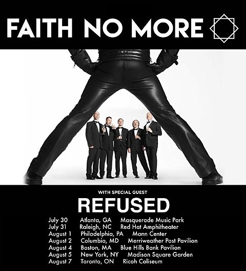 Faith No More & Refused tour tickets on presale