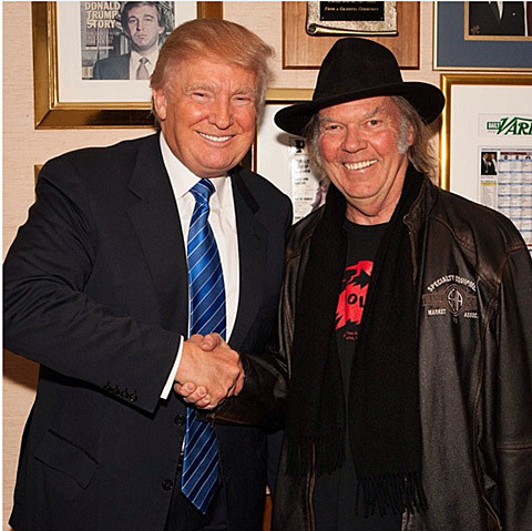 Donald Trump Responds To Neil Young Over Rockin In The Free World Use Calls Him A Total Hypocrite