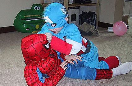 Captain America vs. Spiderman
