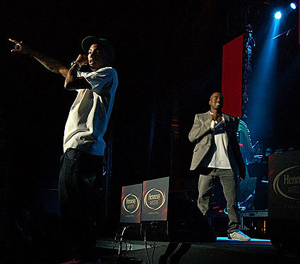 Kanye West & Pharrell @ Capitale (Hennessy), NYC | pics