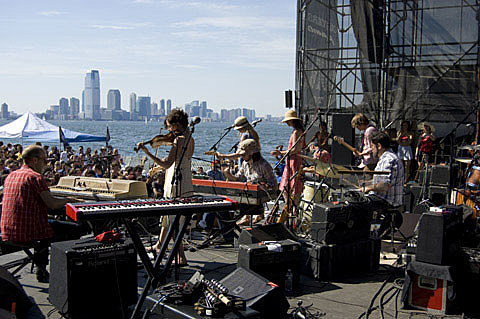 She and Him at Governors Island
