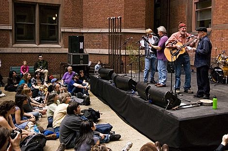 Pete Seeger Celebrates Earth Day at Columbia's Teachers College