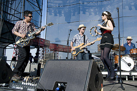 She and Him at Governors Island