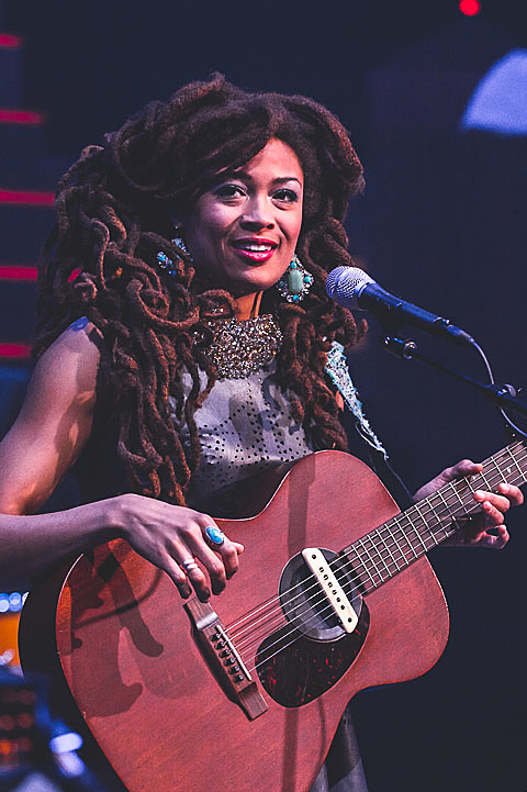 Valerie June taping an episode of Austin City Limits - 5/28/2014