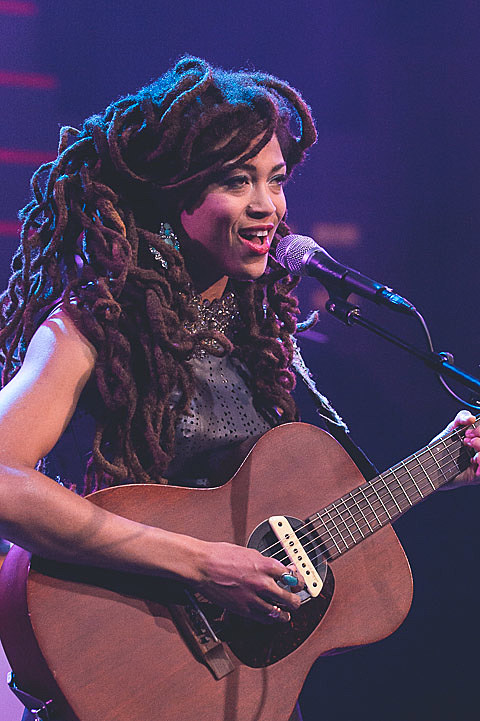 Valerie June taping an episode of Austin City Limits - 5/28/2014