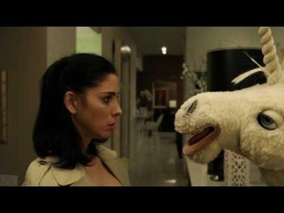 Sarah Silverman Makes Out With Unicorn [VIDEO]