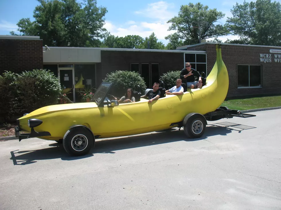 The Big Banana Car For D.V.T. Awareness Stopped By The Studio