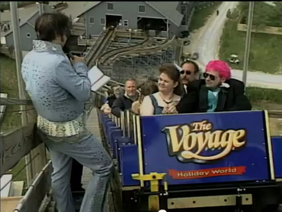 Weird Ass Couple Gets Married On Roller Coaster By Elvis