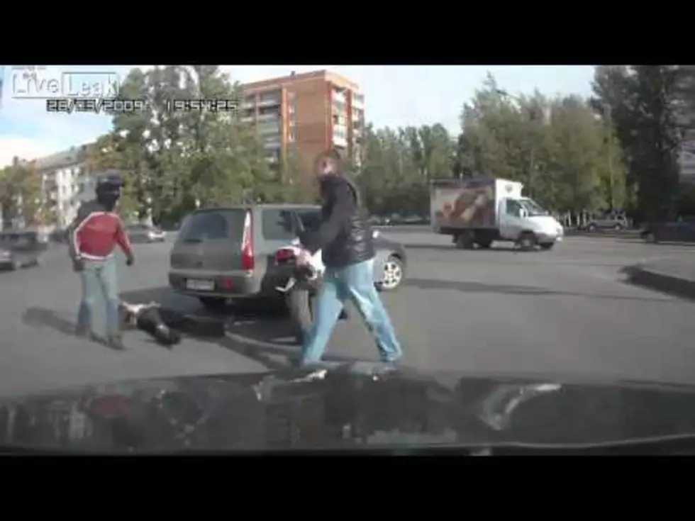Hilarious Russian Road Rage Fight