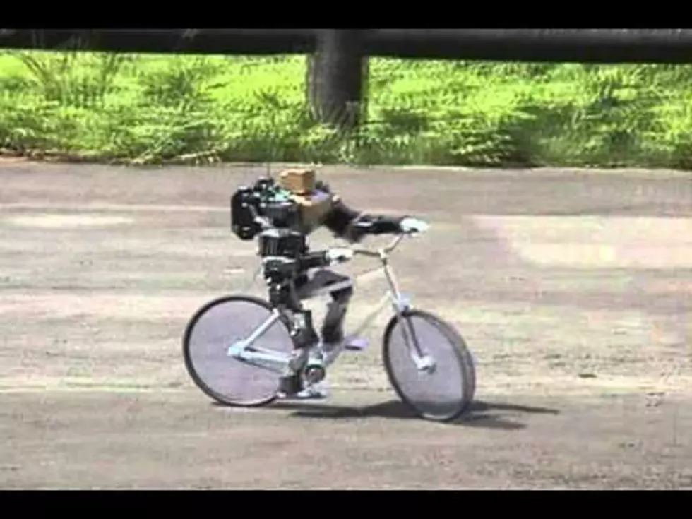 Robot Riding A Bicycle