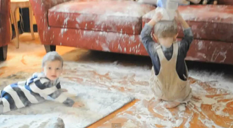 Little Kids Destroy House With a Bag of Flour