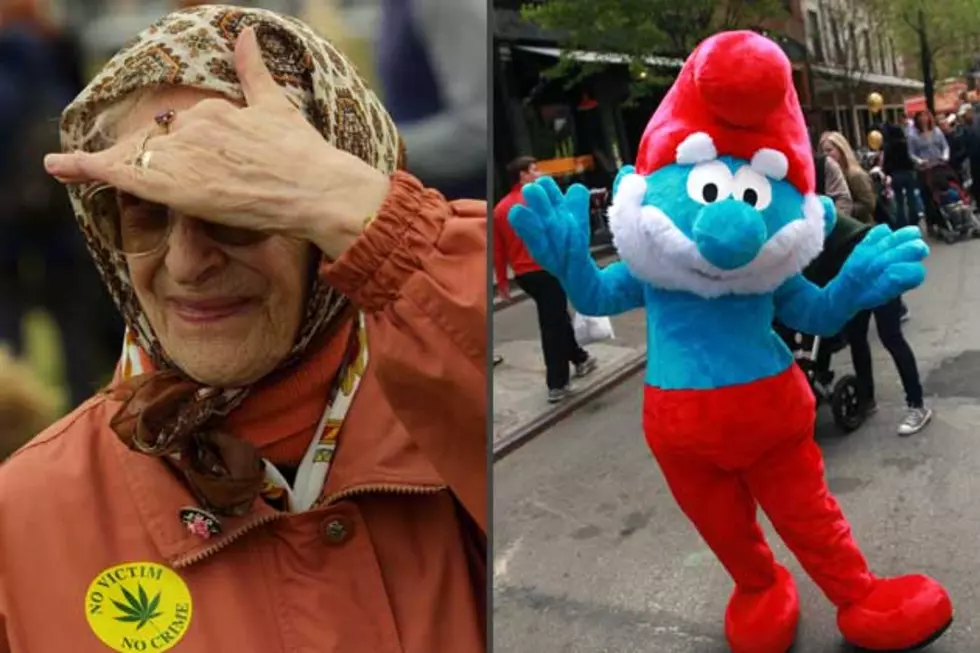 Grandmother Claims Man In A Smurf Hat Gave Her Pot Seeds