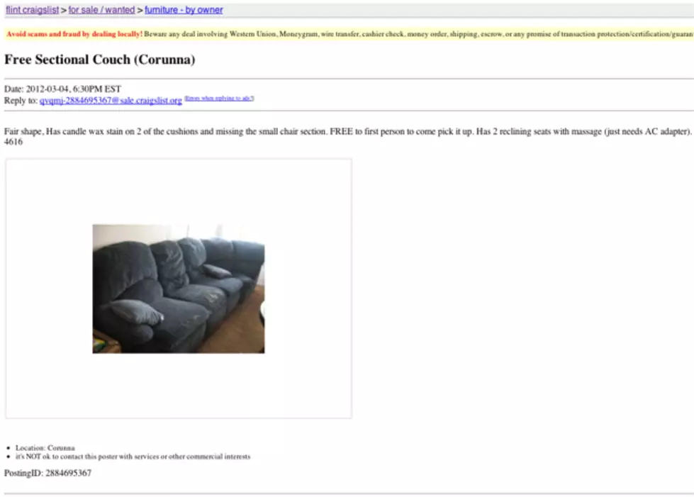 Five Couches On Flint Craigslist For 100 Or Under