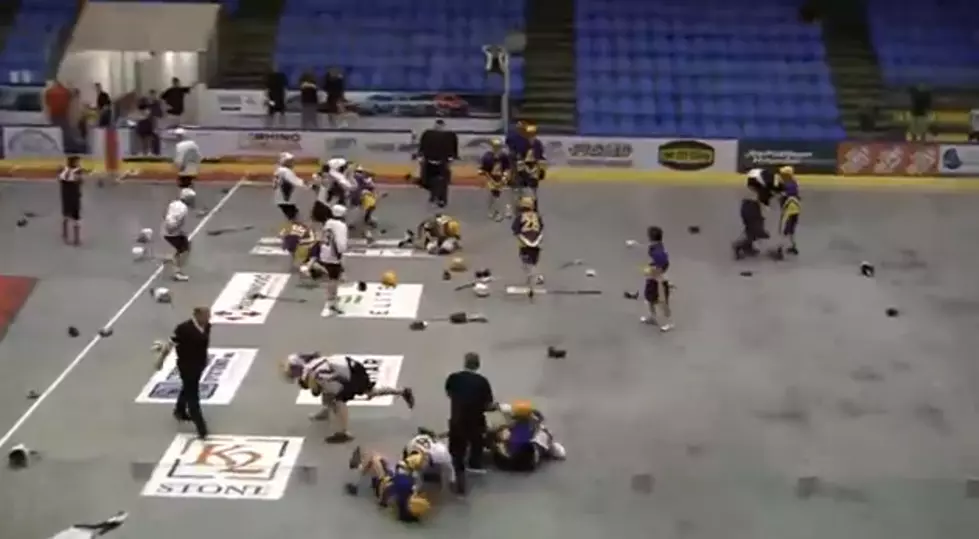 Lacrosse Match Turns In To The Best Bench-Clearing Brawl Ever