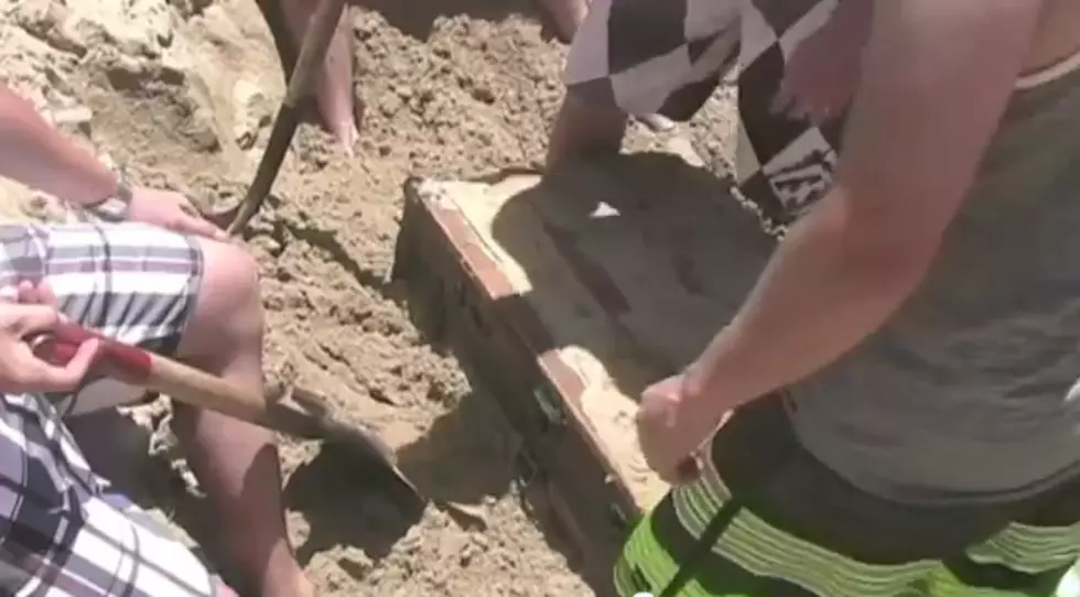 Guys Pull Awesome Fake Treasure Chest Prank