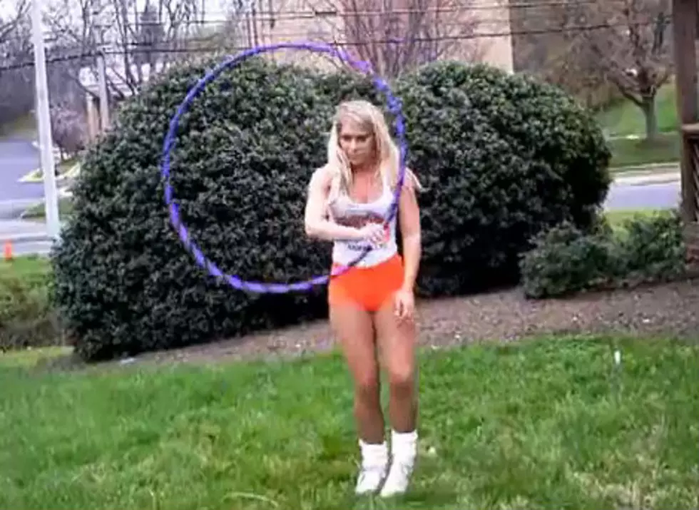 Hot Hooters Girl Can Really Hula Hoop