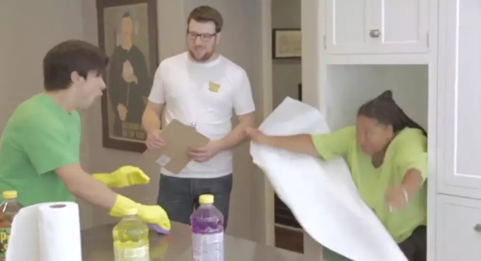 Guys Get Pranked by The Pine-Sol Lady [VIDEO]