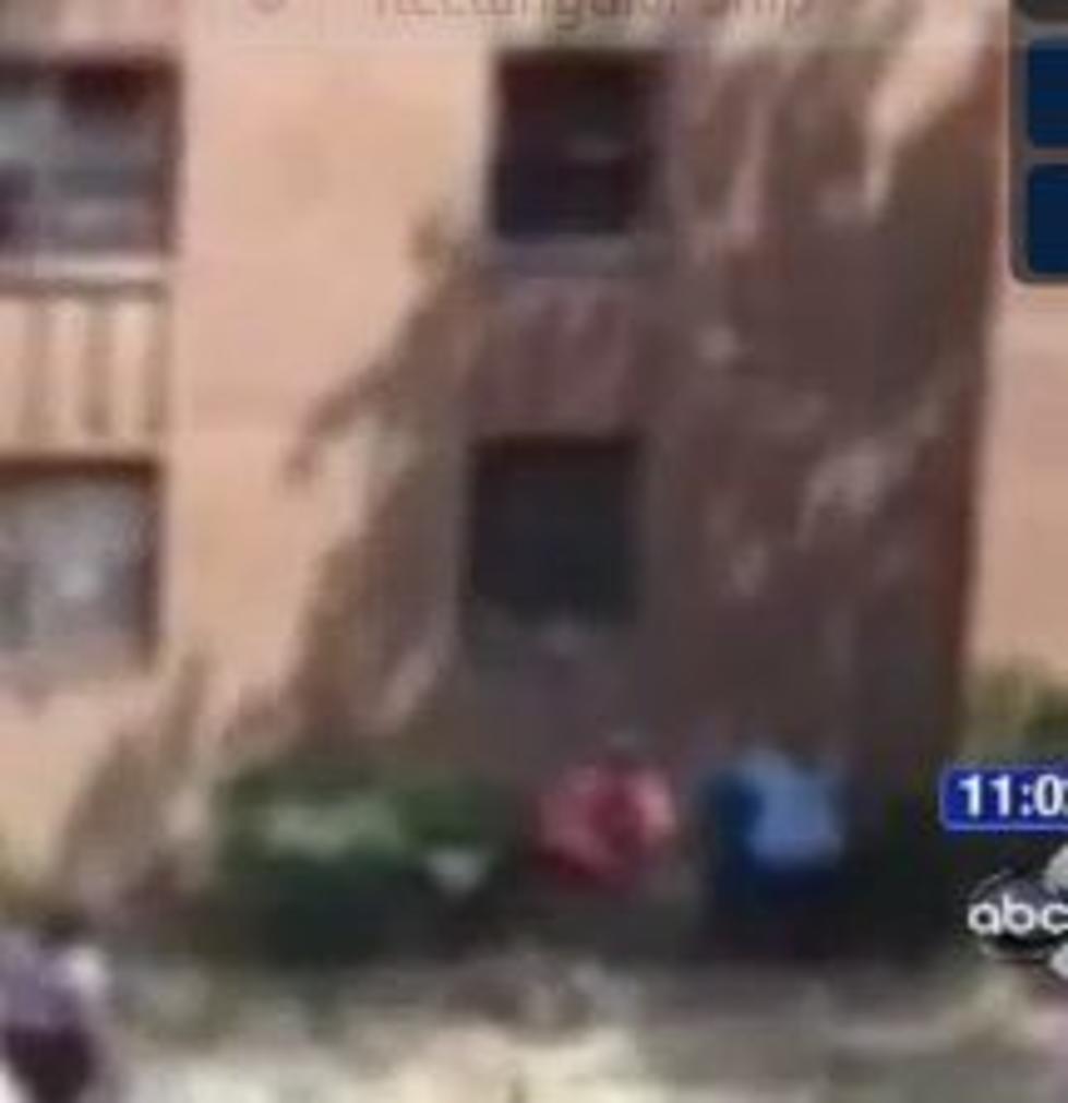 Bus Driver Catches Kid From 3 Story Building Fall [VIDEO]