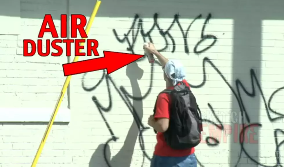 Spray Paint Prank on Cops [VIDEO]