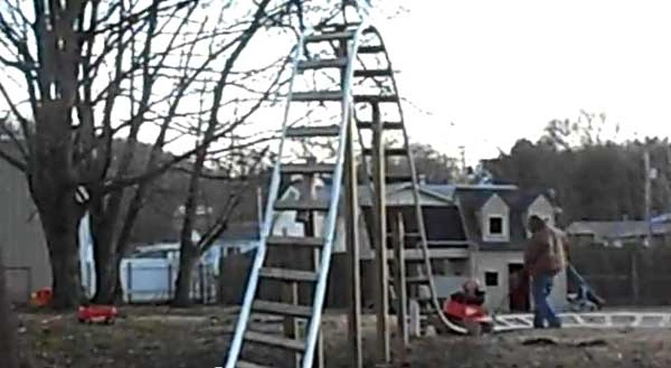 Dad Builds Backyard Roller Coaster [VIDEO & POLL]