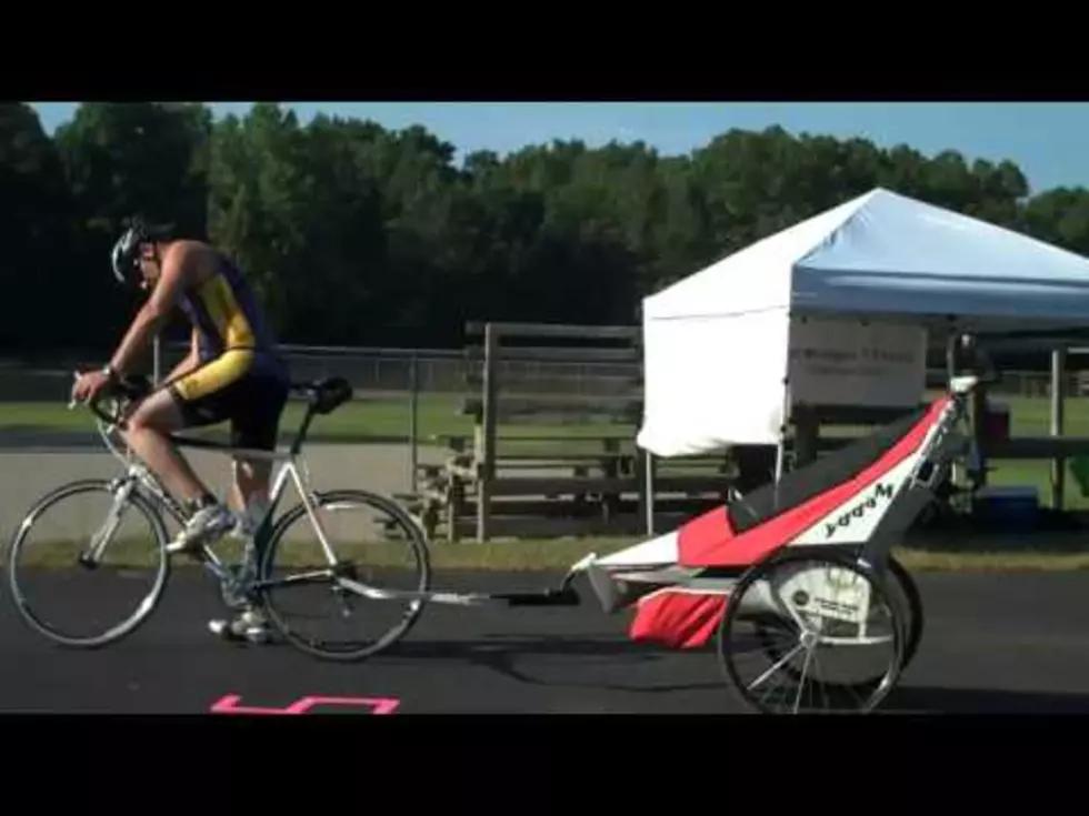 Michigan Father Completes Triathlon Carrying Daughter With Cerebral Palsy Video 3626