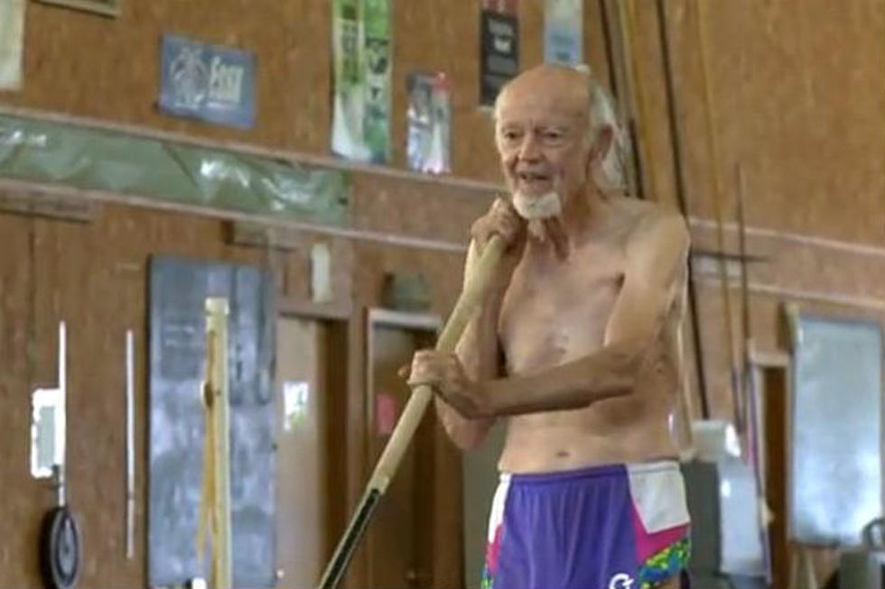Producer Joe Challenged To Beat 90-Year Old Man’s Pole Vault Record [FBHW]