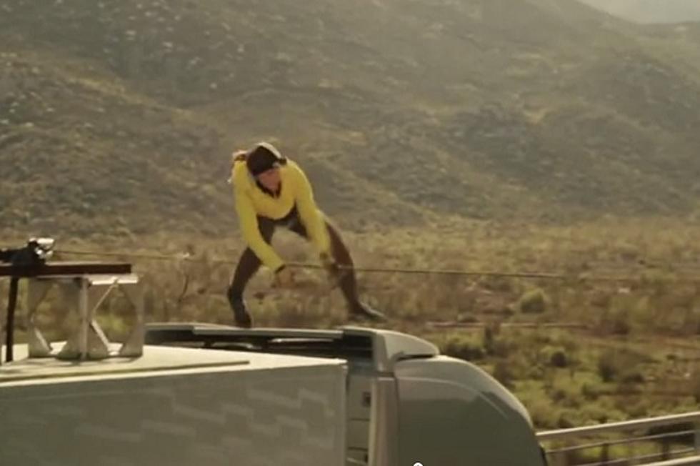 Ballerina Slacklines Between Speeding Semi Trucks for Volvo Commercial [Video]