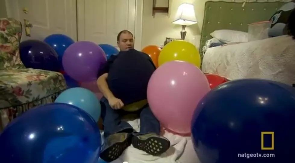 Creepy Guy is Completely Infatuated with Ballons