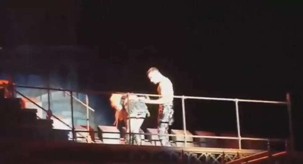 Lady Gaga Pukes on Stage After Finally Hearing Her Own Music [VIDEO]