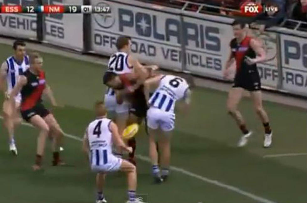 The Biggest and Most Brutal Hits in the AFL in 2012