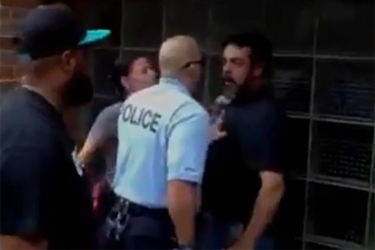 Drunk Guy Slaps Philadelphia Cop Gets Ass Beat At Oktoberfest VIDEO