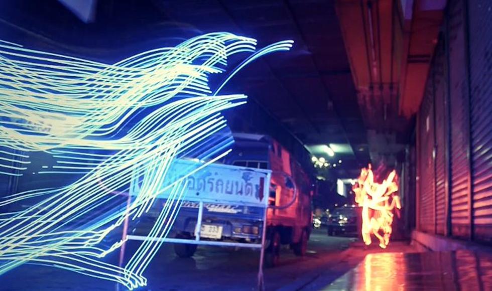 Free Running in LED Suits [VIDEO]
