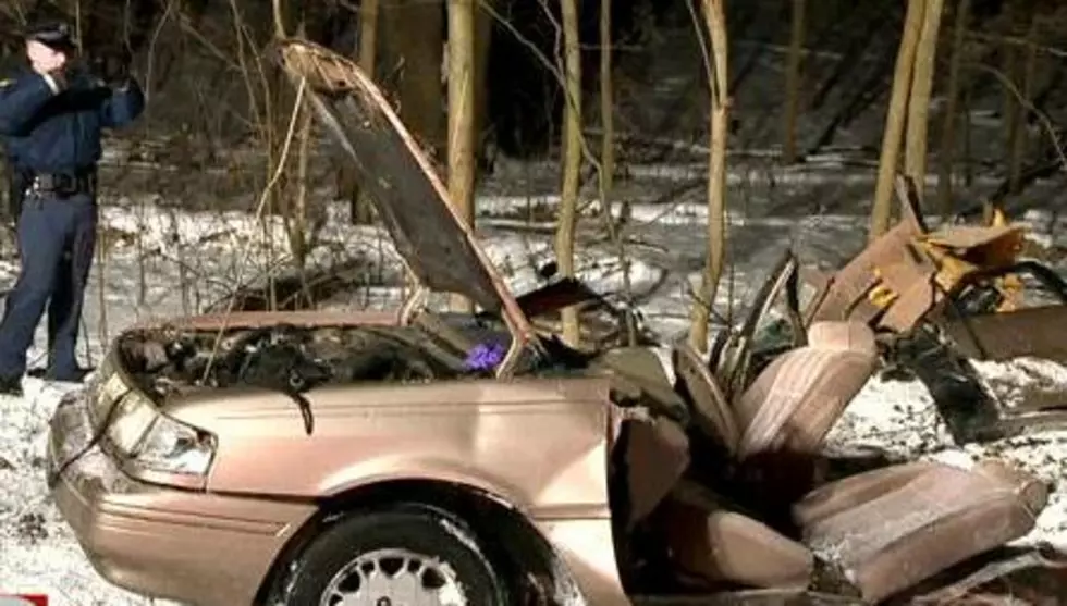Accident Splits Car In Half, Michigan State Police Investigating [VIDEO]