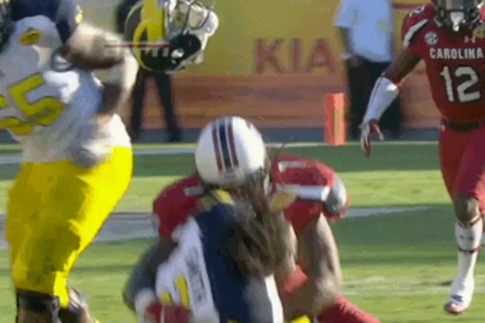 Wikipedia Says Michigan was Completely Destroyed by Jadeveon Clowney Hit
