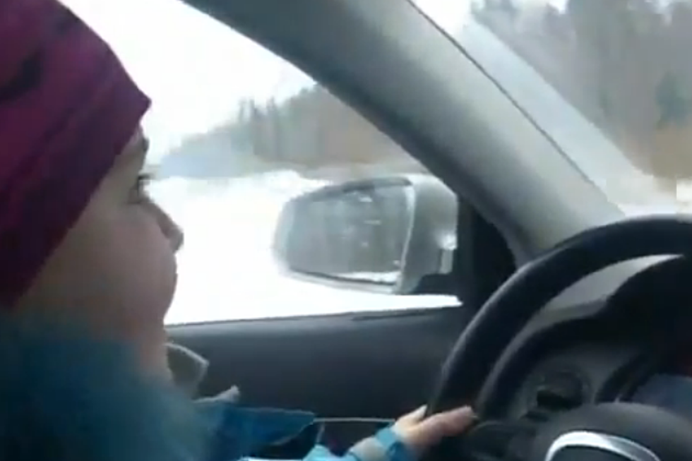 8-Year Old Girl Drives Car 60 MPH on Icy Road, Proves Women Can Drive [VIDEO]